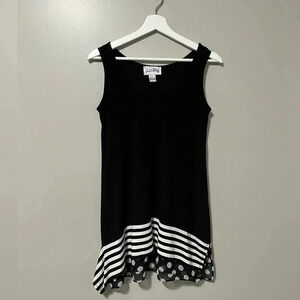 Joseph Ribkoff Sleeveless Layered Hem Tunic